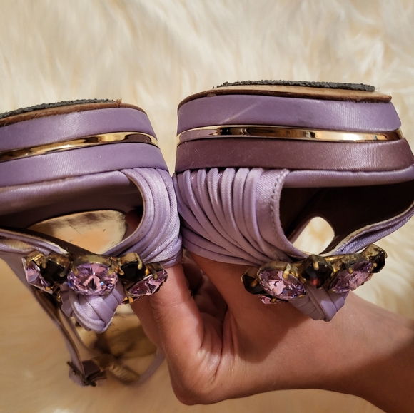 ALBANO by Il Passo (Italian) platform crystal sandals - Picture 6 of 16